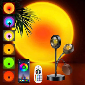 Sunset Projector Lamp Bluetooth Night Light