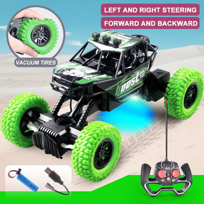 Remote control car with colorful flashing lights